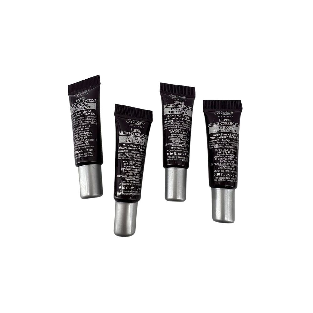 KIEHL’S SUPER MULTI-CORRECTIVE ANTI-AGING EYE CREAM (0.10OZ/3ML) LOT OF 4X PCS